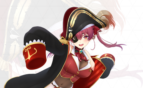 宝鐘マリン(ホロライブ)の公式イラスト